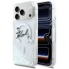 Karl Lagerfeld - Glitter Karl Script Logo MagSafe (KLHMP17X6LKSCAMT) - iPhone 17 Pro Max - Clear