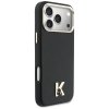 Karl Lagerfeld - Hardcase Leather Khead Logo MagSafe (KLHMP17X5PGFKHGK) - iPhone 17 Pro Max - Black