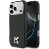 Karl Lagerfeld - Hardcase Leather Khead Logo MagSafe (KLHMP17X5PGFKHGK) - iPhone 17 Pro Max - Black