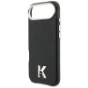 Karl Lagerfeld - Hardcase Leather Khead Logo MgSafe (KLHMP17M5PGFKHGK) - iPhone 17 Air - Black
