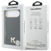 Karl Lagerfeld - Hardcase Leather Khead Logo MgSafe (KLHMP17M5PGFKHGK) - iPhone 17 Air - Black