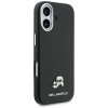 Karl Lagerfeld - Hardcase Leather K&C Head Pin MagSafe (KLHMP17S6PFKCLK) - iPhone 17 - Black