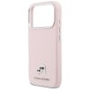 Karl Lagerfeld - Hardcase Leather K&C Head Pin MagSafe (KLHMP17L6PFKCLP) - iPhone 17 Pro - Pink