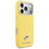 Karl Lagerfeld - Hardcase Leather K&C Head Pin MagSafe (KLHMP17X6PFKCLY) - iPhone 17 Pro Max - Yellow