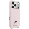 Karl Lagerfeld - Hardcase Leather K&C Head Pin MagSafe (KLHMP17X6PFKCLP) - iPhone 17 Pro Max - Pink