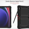 Techsuit - Rugged TabShell + Screen Protector - Samsung Galaxy Tab S9 / S9 FE / S10 FE - Rose Gold