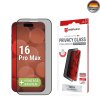 Displex - Premium Real Glass Privacy Full Cover - iPhone 16 Pro Max - Black