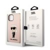 Karl Lagerfeld - Silicone MagSafe (KLHMP14SSNIKBCP) - iPhone 14 - Pink Ikonik