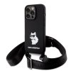 Karl Lagerfeld - Silicone Crossbody (KLHCP15LSCBSCNK) - iPhone 15 Pro - Choupette