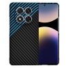 Techsuit - Carbonite FiberShell - Xiaomi Redmi Note 14 Pro 5G / Poco X7 - Blue Pulse