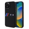 BMW - Hardcase Silicone Middle Stripe MagSafe (BMHMP16X23SAXK) - iPhone 16 Pro Max - Black