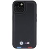 BMW - Leather Stamp Tricolor (BMHCP15S22PTDK) - iPhone 15 - Black