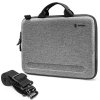 Tomtoc FancyCase taška na notebook cez rameno (A25C2G2) - s dvojitou ochranou, veľkou kapacitou, 13´´ - sivá