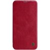 Nillkin - Qin Leather Case - iPhone 12 Pro Max - Red
