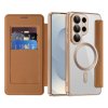 Techsuit - SmartMag Book Case - Samsung Galaxy S26 Ultra - Brown