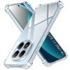 Techsuit – Shockproof Clear Silicone nárazuvzdorné priehľadné silikónové puzdro pre Xiaomi Redmi Note 15 Pro 4G – číre