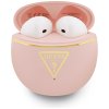Guess - Wireless Earbuds Script Print bezdrôtové TWS in-ear slúchadlá Bluetooth - ružové