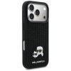 Karl Lagerfeld - Hardcase Rhinestone with K&C Pin () - iPhone 17 Pro Max - Black