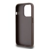 Guess - Hardcase 4G Stripe Collection kryt pre iPhone 15 Pro - hnedý
