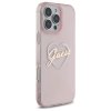 Guess - Hardcase IML Heart kryt pre iPhone 16 Pro - ružový