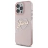 Guess - Hardcase IML Heart kryt pre iPhone 16 Pro - ružový