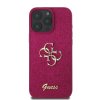 Guess - Glitter Script Big 4G puzdro pre iPhone 16 Pro - magentové
