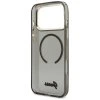 Guess - IML Glitter Script Strap MagSafe puzdro pre iPhone 17 Pro Max - čierne