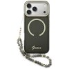 Guess - IML Glitter Script Strap MagSafe (GUHMP17X5HTGSMSK) - iPhone 17 Pro Max - Black