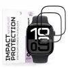 Techsuit - Nano Flex (2 pack) - Apple Watch 10 46mm / 11 46mm - Black