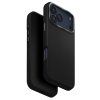 UNIQ - Lyden Leatherette Case kryt pre iPhone 17 Pro - čierny