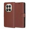 Techsuit - Leather Folio puzdro pre Xiaomi Redmi Note 15 Pro+ 5G / Poco M8 Pro 5G - hnedé