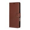 Techsuit - Leather Folio puzdro pre Honor 600 Lite - hnedé