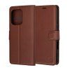 Techsuit - Leather Folio puzdro pre Honor 600 Lite - hnedé