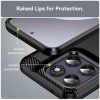 Techsuit - Carbon Silicone - Motorola Moto G77 / G67 - Black