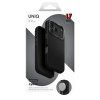 UNIQ - Lyden Leatherette Case puzdro pre iPhone 17 Pro Max - sivé
