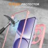 Techsuit - ColorVerse 360 Series + Screen Protector - Honor 600 Lite - Pink