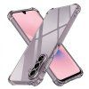 Techsuit - Shockproof Clear Silicone - Samsung Galaxy A27 5G - Smoke Black