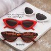 Techsuit - Sunglasses (5040) - for Women, PC Frame and Lens, Triangular - Leopard