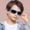 Techsuit - Kids Polarized Sunglasses (816-C2) - Sport Type - Bright Yellow / Pink