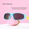 Techsuit - Kids Polarized Sunglasses (816-C2) - Sport Type - Bright Yellow / Pink