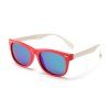 Techsuit - Kids Polarized Sunglasses (D802) - UV Protection - Red / White / Green