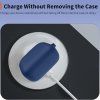 Techsuit - Silicone Case - for Samsung Galaxy Buds 4 / Buds 4 Pro, Smooth Ultrathin Material - Navy Blue