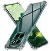 Techsuit - Shockproof Clear Silicone - Motorola Edge 70 Fusion - Smoke Black
