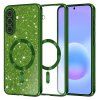 Techsuit - Luxury Glitter MagSafe - Samsung Galaxy A57 5G - Deep Green