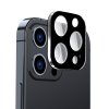 Techsuit celoplošné ochranné sklo na kameru - iPhone 15 pro / 15 pro Max - Čierna