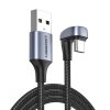 Ugreen Dátový kábel (70313) - USB na uhlový typ C, QC 3.0, 3A, 1 m - čierny