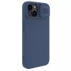 Nillkin CamShield Silky MagSafe Silicone kryt pre - iPhone 15 Plus - Midnight modrá