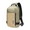 Crossbody Sling Bag (T24S1K1) - with Multiple Pockets, 7l, 11 inch - Khaki