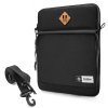 Tablet Shoulder Bag (B20A1D1) - with Corner Armor, Wear-Resistant, 11″ - Black