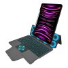 Techsuit KeyTab Pro Puzdro (s RGB Bezdrôtovou Klávesnicou a Držiakom na Stylus) - iPad Pro 11 (2018/2020/2021/2022) - Čierne